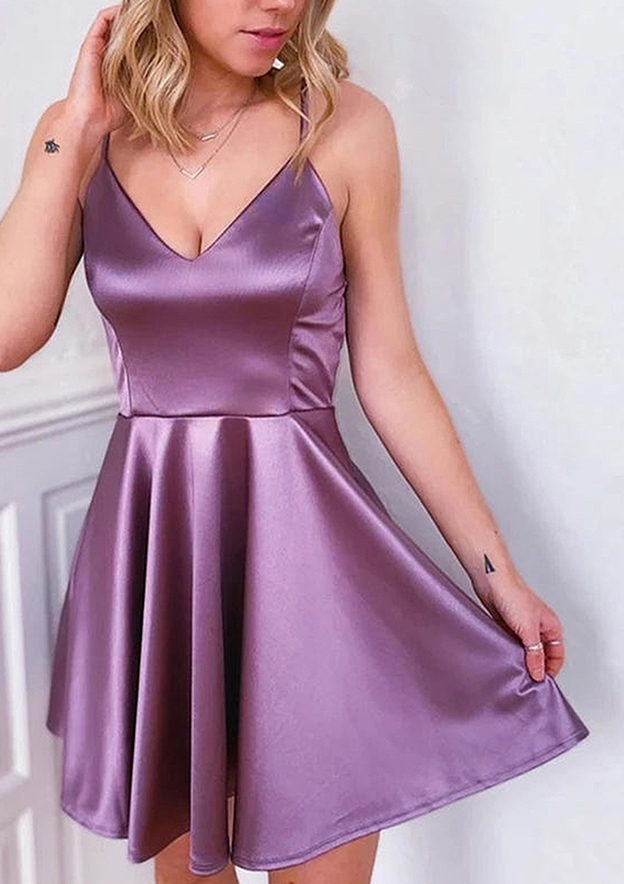 slim fit dress slacks HAILEE Razor Cut Sequin Skater Dress – Miss Behave Girls Corp main image 0