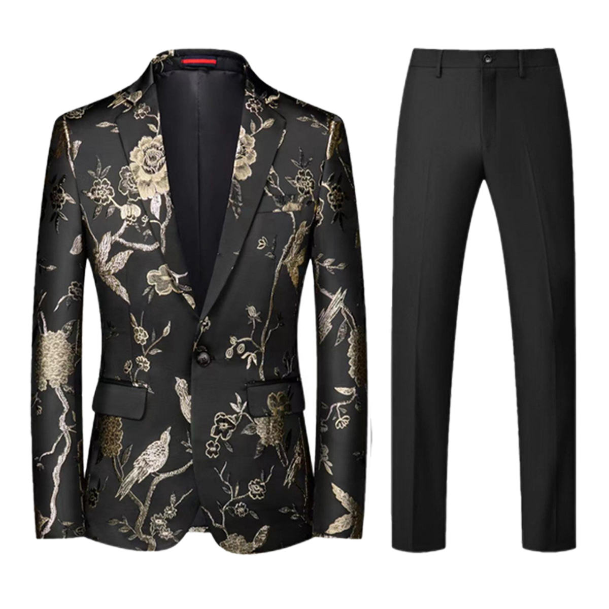 Notch Lapel 2 Piece Single Breasted Men's Prom Suit 