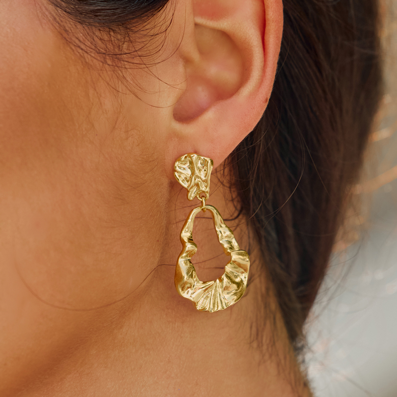 Pendientes atractivos de moda de plata S925 para mujer