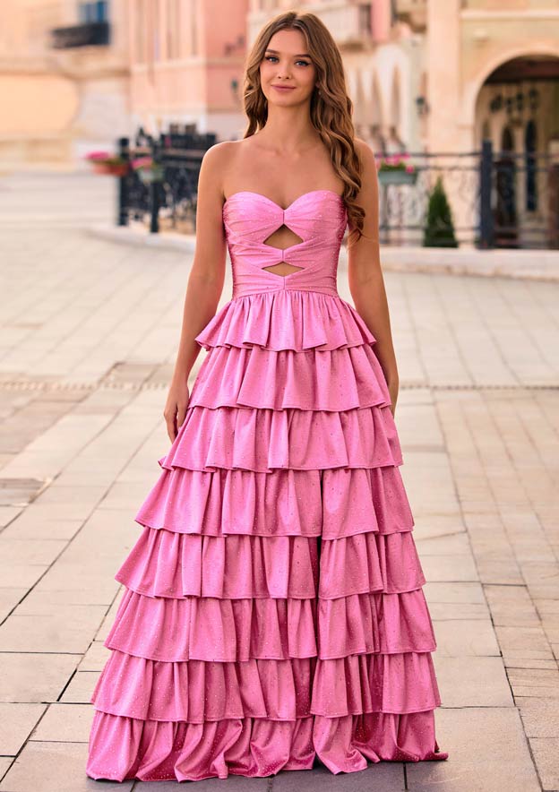 structured maxi dress STRUCTURED MAXI DRESS WITH CHIFFON PANELS – Litkovska main image 0
